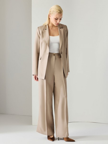 KETEN KUMAŞ BLAZER CEKET