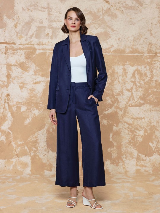 KETEN KUMAŞ BLAZER CEKET