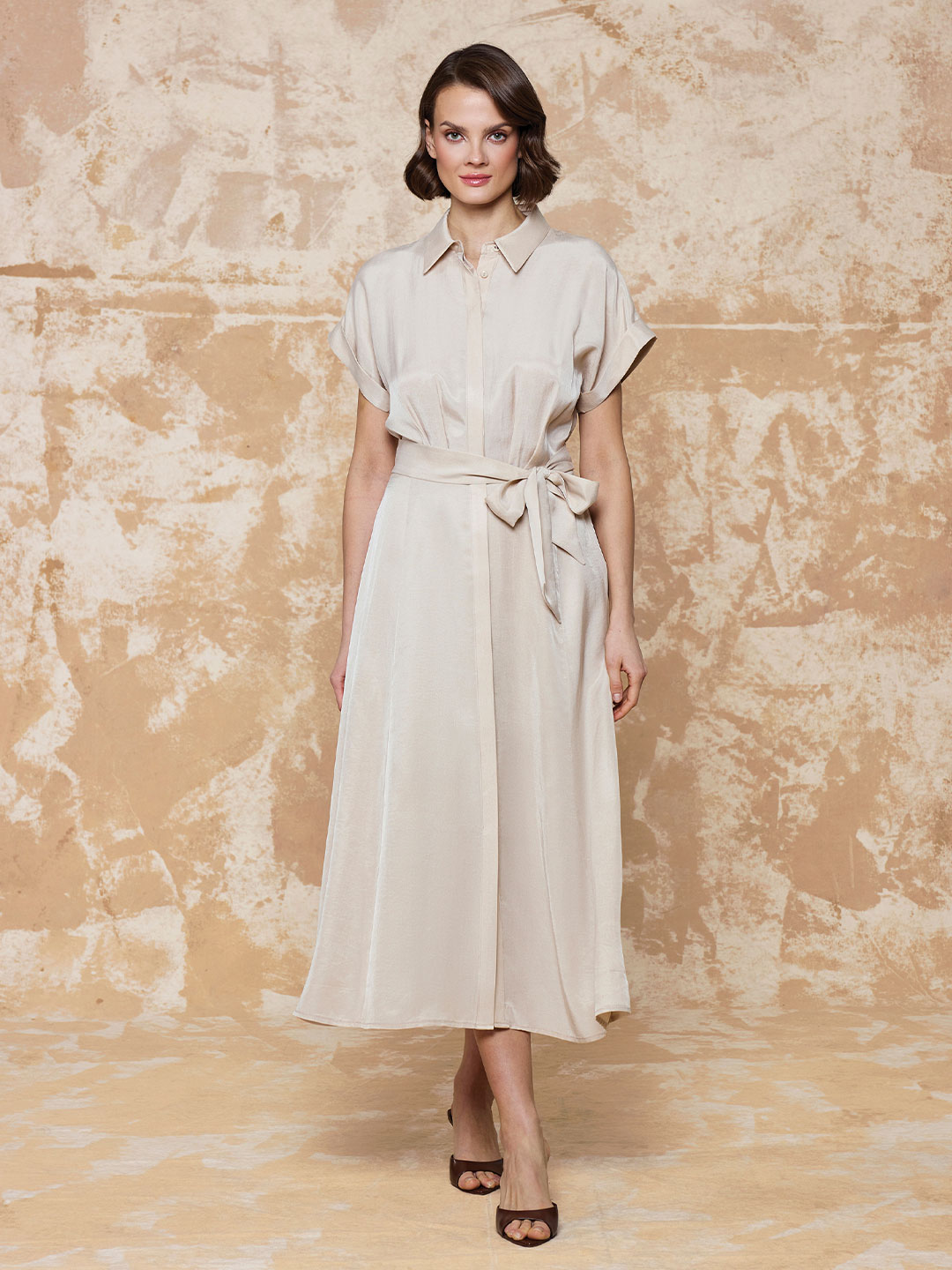 CUPRA KUMAŞ POLO YAKA ELBİSE