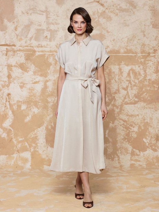 CUPRA KUMAŞ POLO YAKA ELBİSE