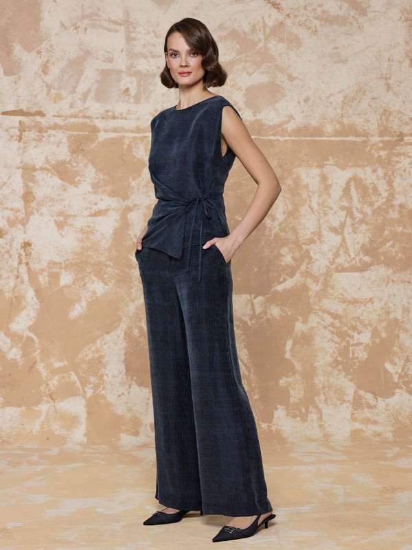 SİMLİ CUPRA KUMAŞ PANTOLON