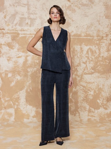 SİMLİ CUPRA KUMAŞ YELEK