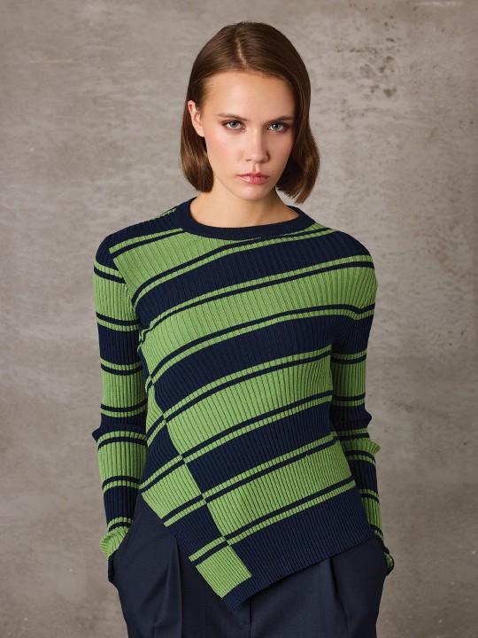 POLO YAKA ÇİZGİLİ TRİKO - UW261005 POLO YAKA ÇİZGİLİ TRİKO - UW261005