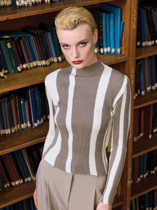 SİMLİ İP ÇİZGİLİ TRİKO SİMLİ İP ÇİZGİLİ TRİKO