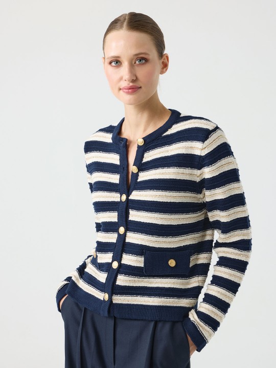 ÇİZGİLİ TRİKO HIRKA