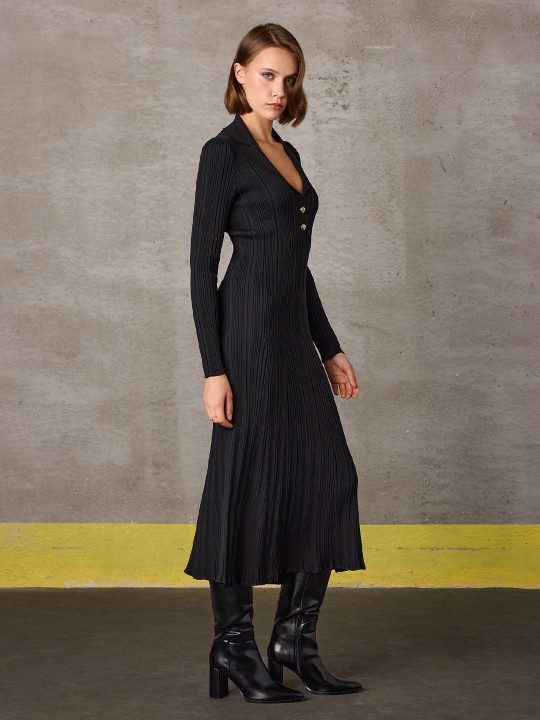 RAYON İP TRİKO ELBİSE