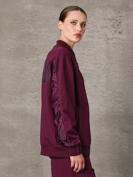 SWEAT KUMAŞLI BOMBER