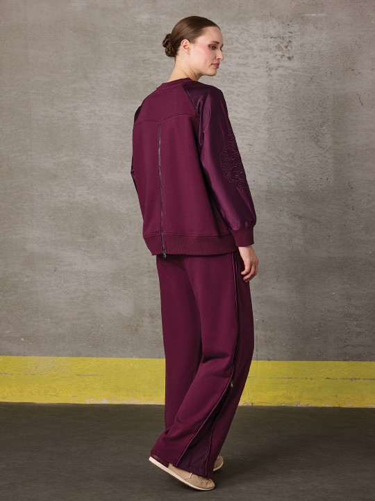 KOLU NAKIŞ DETAYLI SWEATSHİRT - UW262004