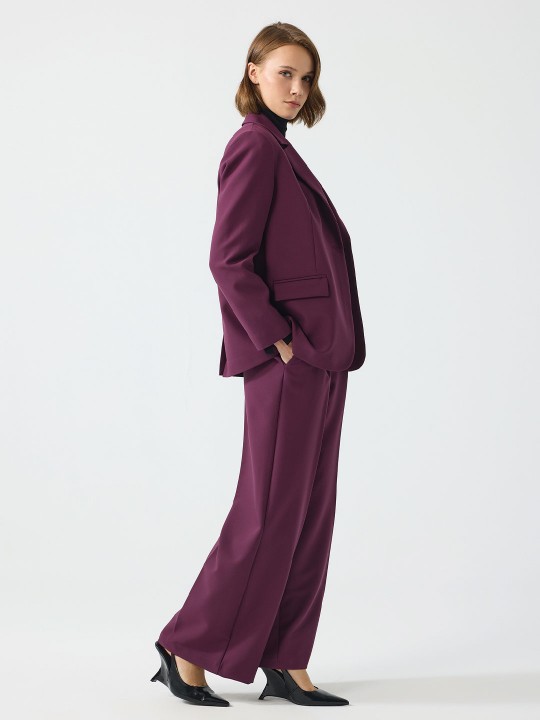 ARKASI YIRTMAÇ DETAYLI BLAZER