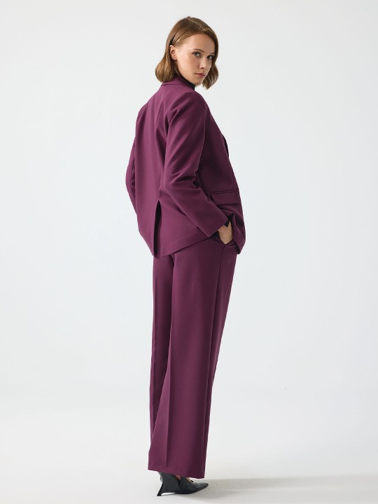 ARKASI YIRTMAÇ DETAYLI BLAZER