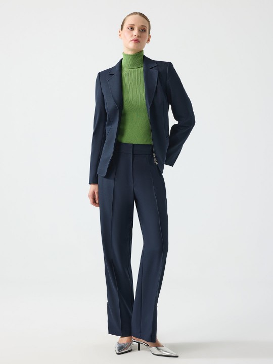 FERMUAR DETAYLI BLAZER CEKET