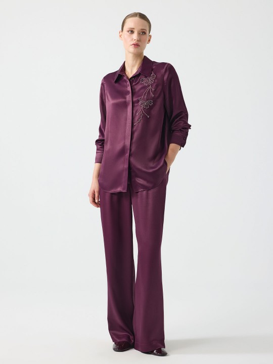 YANI ŞERİTLİ PANTOLON YANI ŞERİTLİ PANTOLON