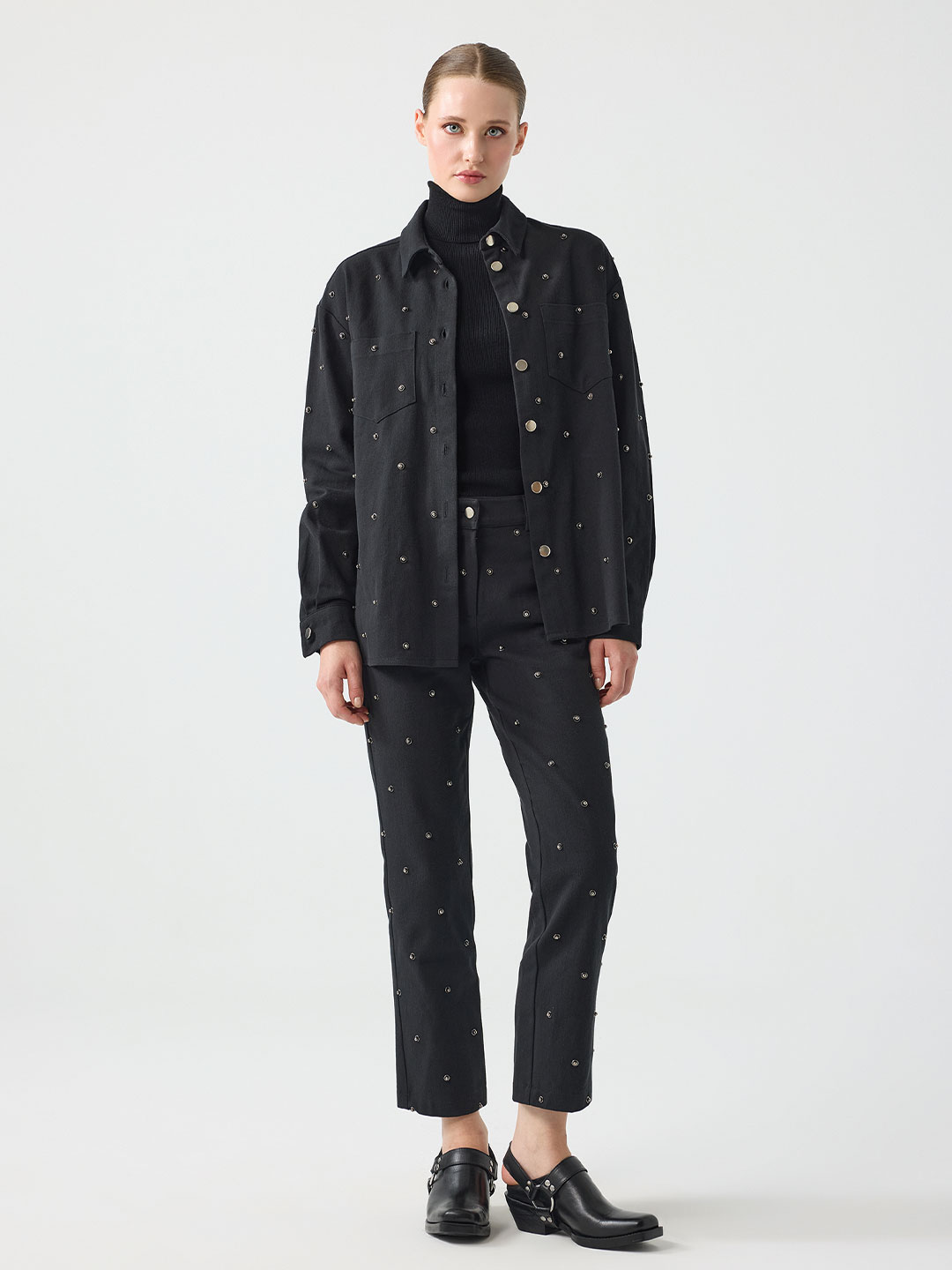 TROK BASKILI PANTOLON TROK BASKILI PANTOLON