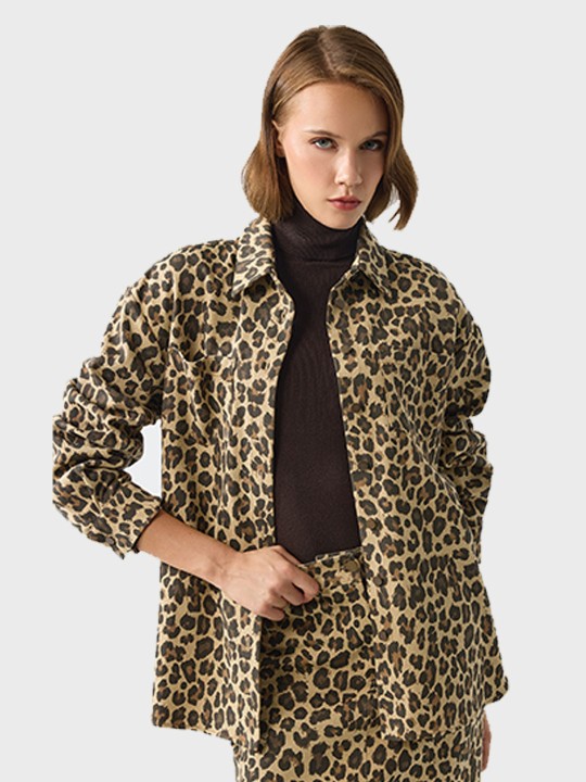 LEOPAR DESENLİ GÖMLEK