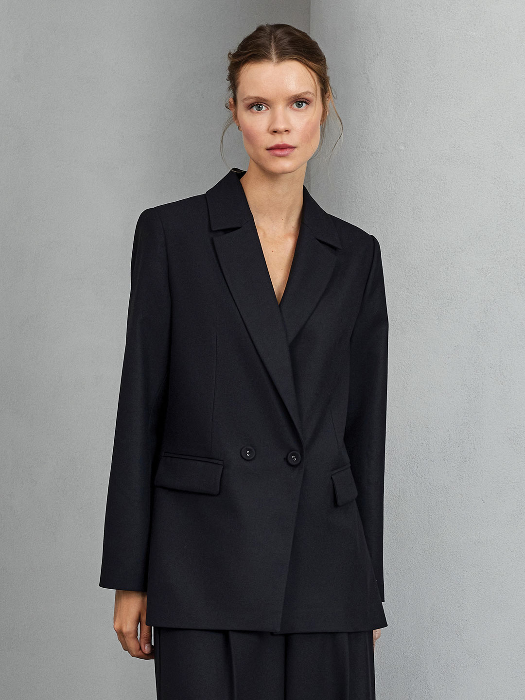 ARKASI FERMUARLI BLAZER CEKET