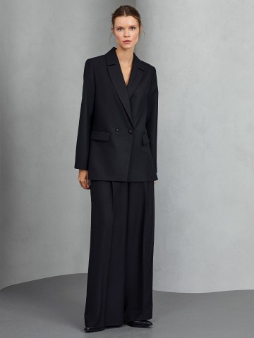ARKASI FERMUARLI BLAZER CEKET