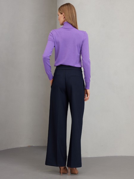 BELİ KUŞAK DETAYLI PANTOLON