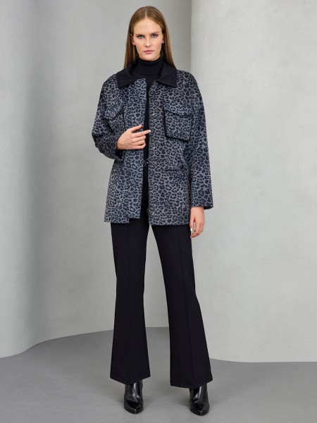 BELİ TROK DETAYLI TAYT PANTOLON